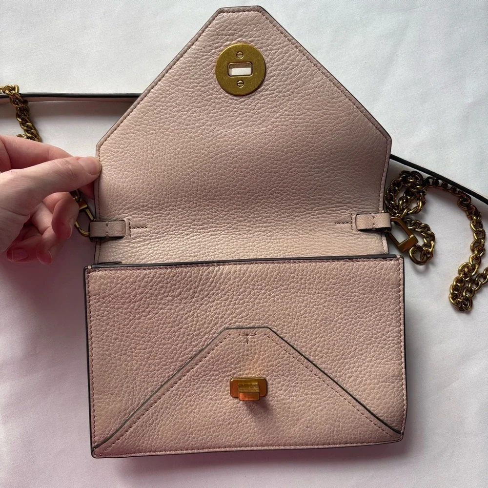 Tory Burch Kira Envelope Leather Crossbody Bag